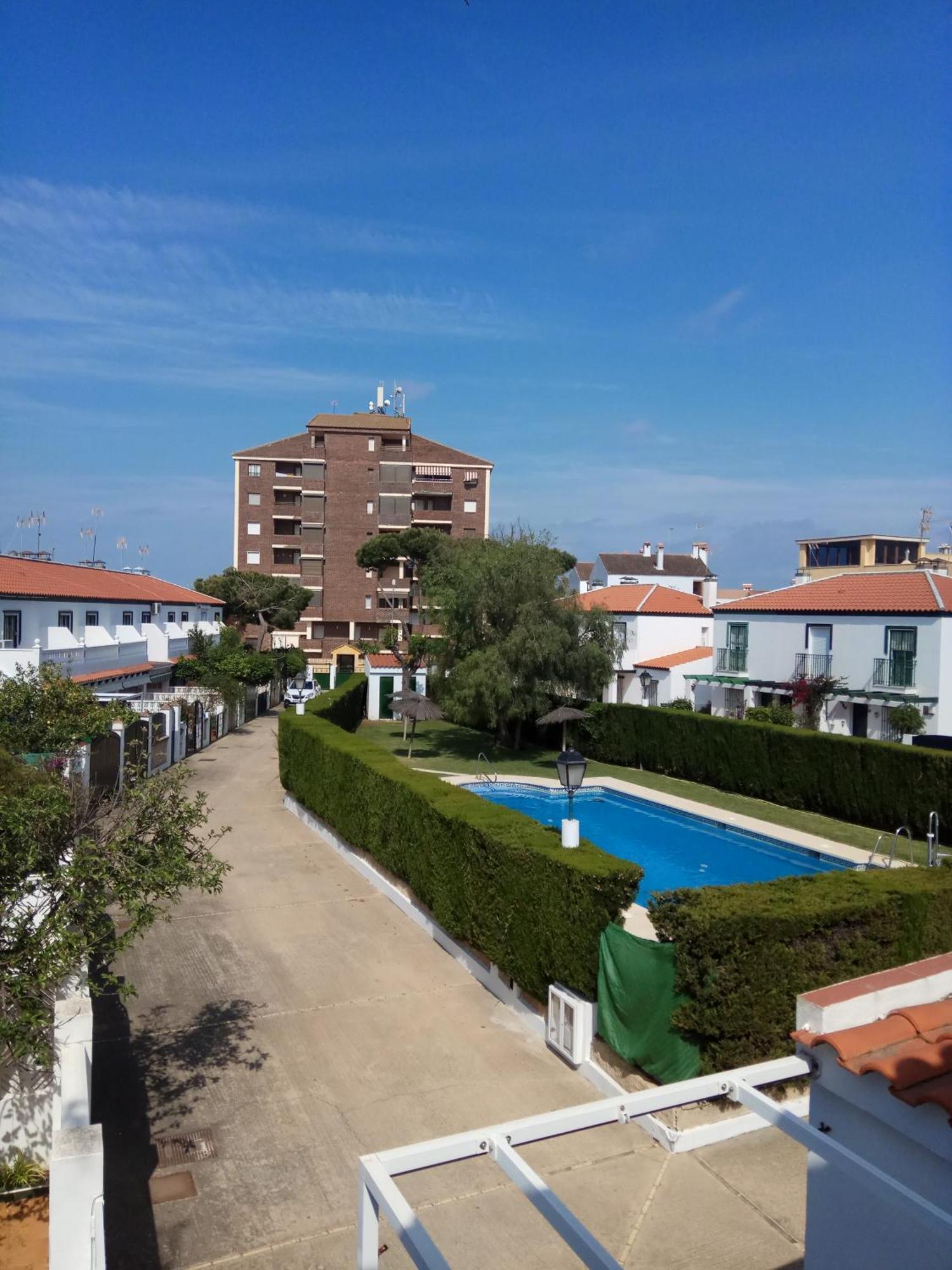 Islantilla Adosado Piscina, Parking 1 Minuto Al Mar Esterno foto